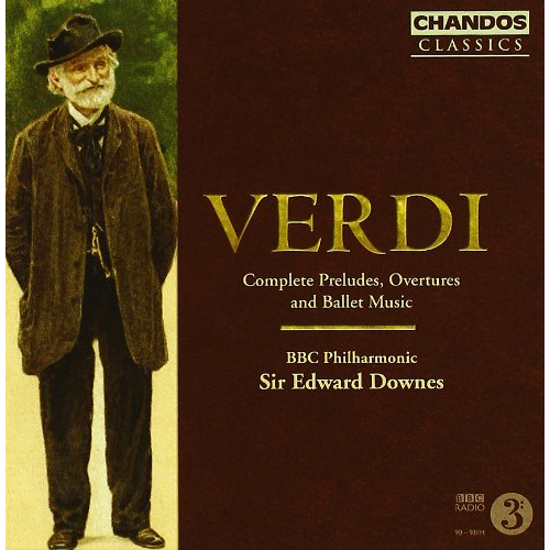 Bbc Philharmonic, Sir Edward Downes - Verdi: Complete Preludes / Overtures / Ba - Foto 1 di 1