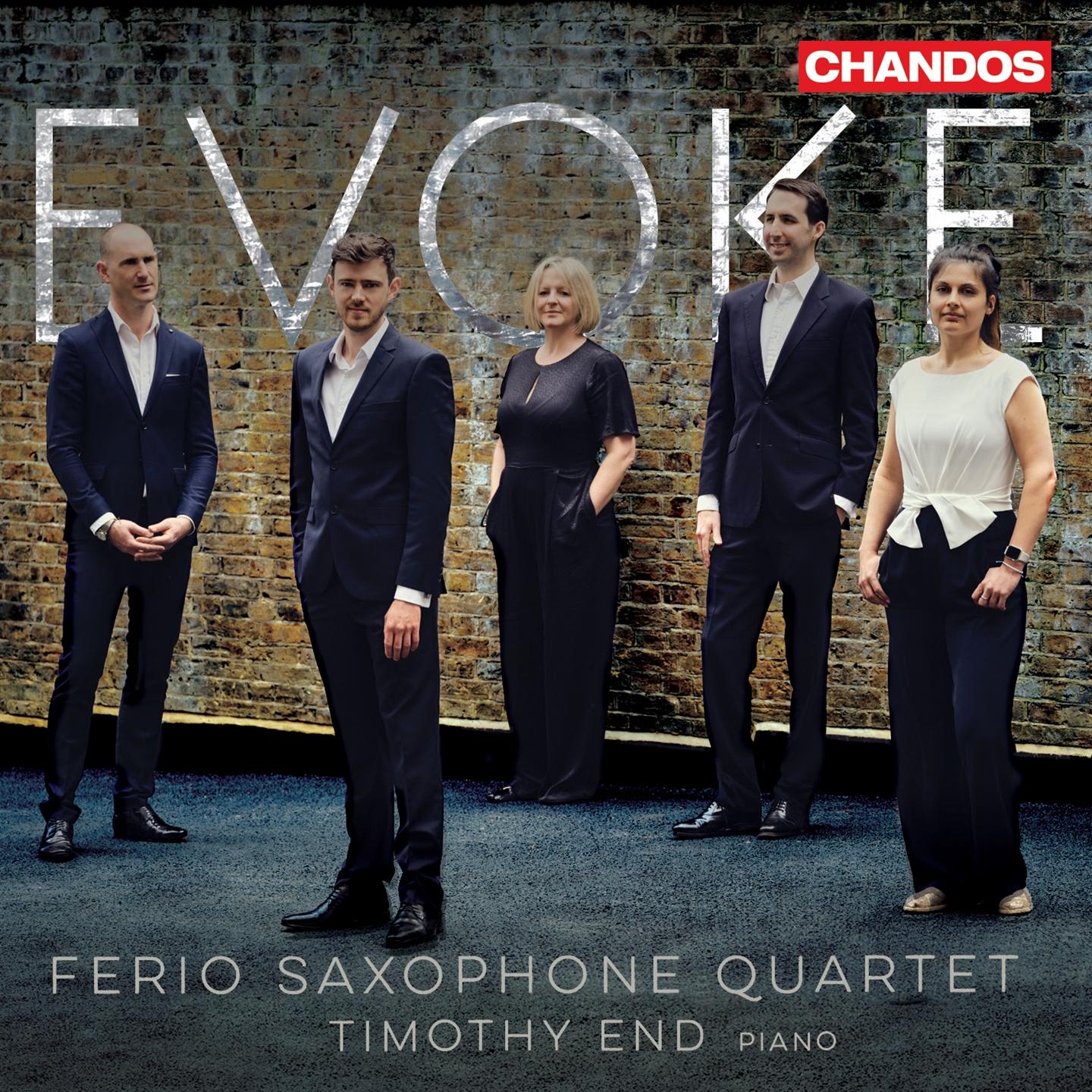 Ferio Saxophone Quartet, Timothy End (Piano) - Evoke - Foto 1 di 1