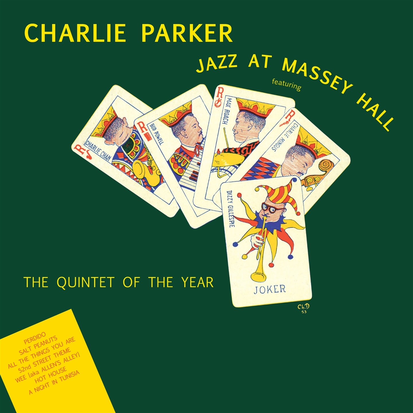 Charlie Parker - Jazz At Massey Hall [Ltd.Ed. Yellow Vinyl] - Foto 1 di 1